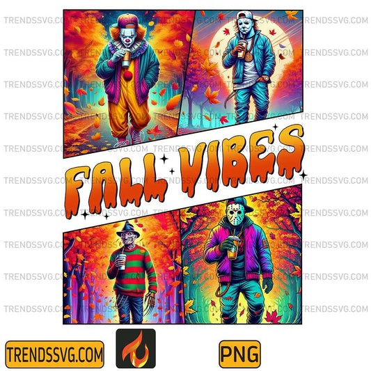 Halloween Horror Fall Vibes Png TRENDSSVG