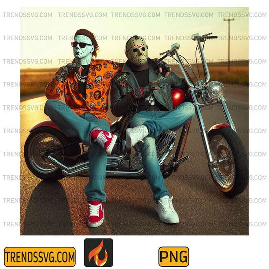 Halloween-Horror-Michael-Myers-And-Jason-Voorhees-Png-1