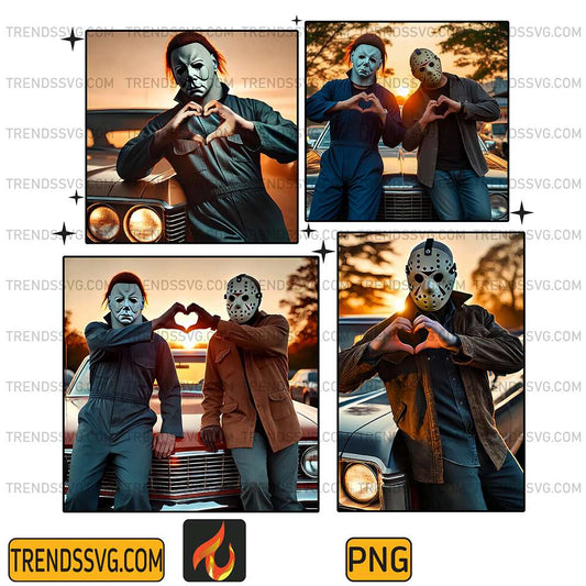 Halloween-Horror-Michael-Myers-And-Jason-Voorhees-Png