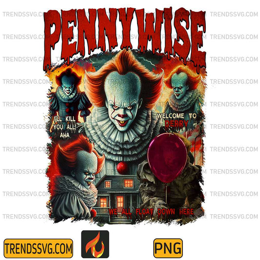 Halloween-Horror-Pennywise-Characters-Png