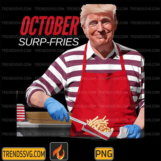 Halloween-Surp-Fries-Dark-MAGA-French-Fries-Trump-Png