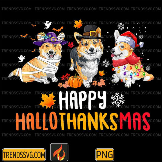 Halloween-Thanksgiving-Christmas-Funny-Corgi-Dogs-Png