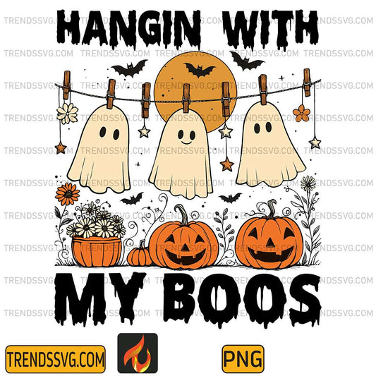 Hanging-Ghosts-Halloween-Png