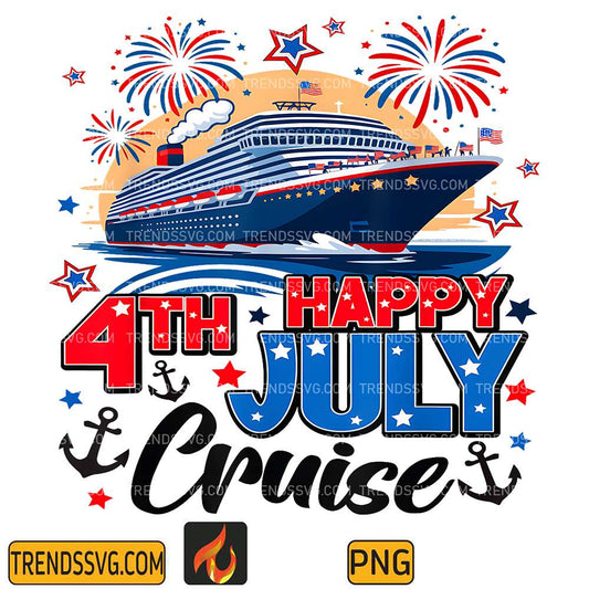 Happy-4th-Of-July-Cruise-Patriotic-Family-Matching-Cruise-Png