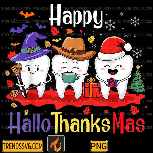 Happy-Hallothanksmas-Dental-Halloween-Merry-Christmas-Png