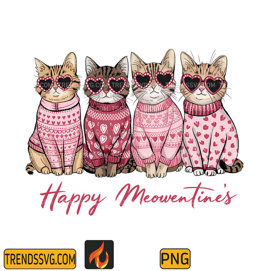 HappyMeowentine_sValentineCatPng