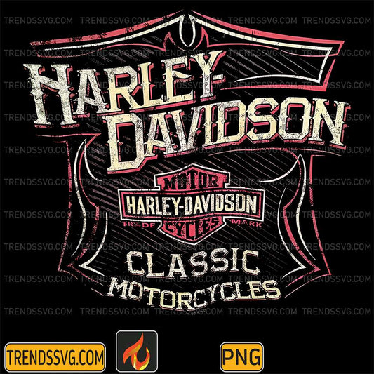 Harley-Davidson-Classic-Motorcycles-Png