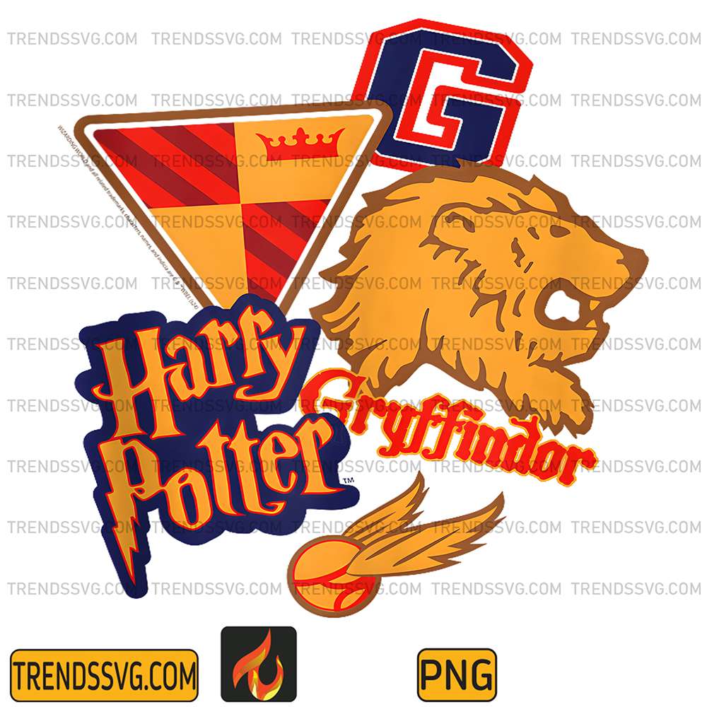 Harry-Potter-Gryffindor-Collegiate-Collage-Png