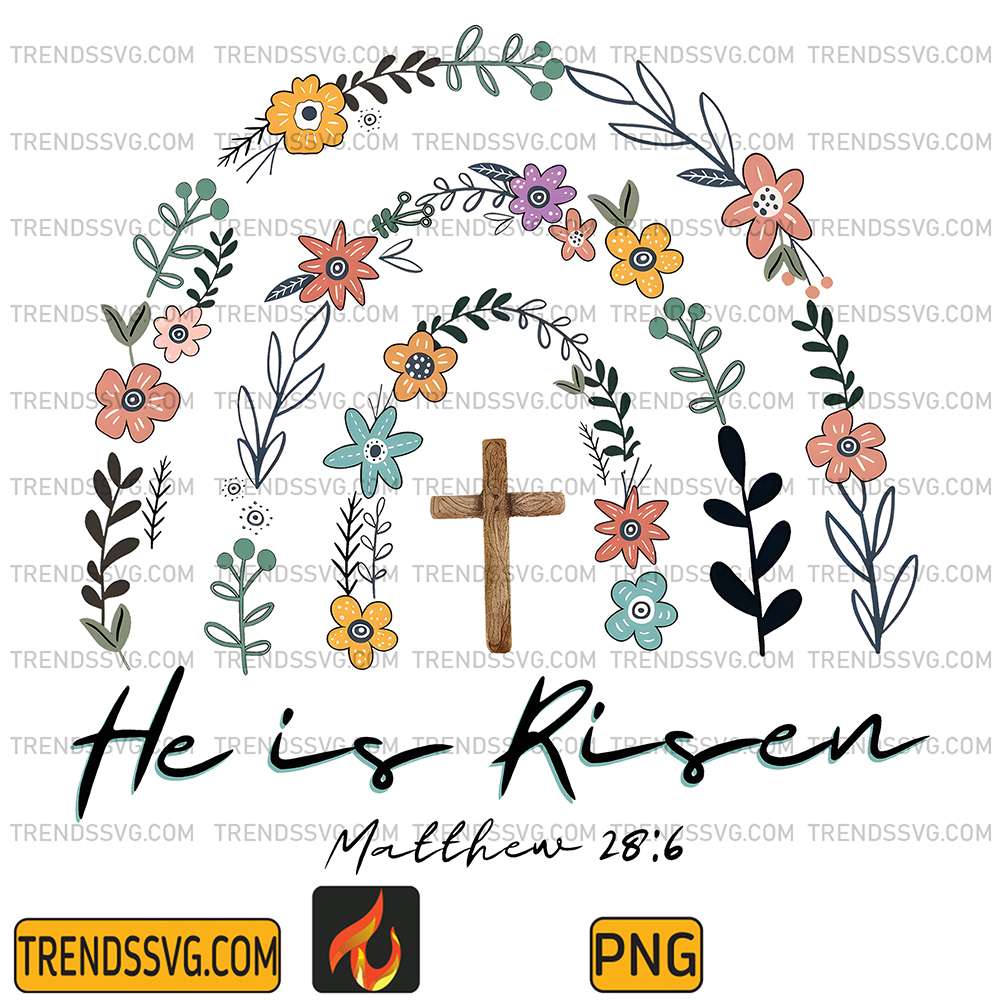 He-Is-Risen-Matthew-28-6-Png-1