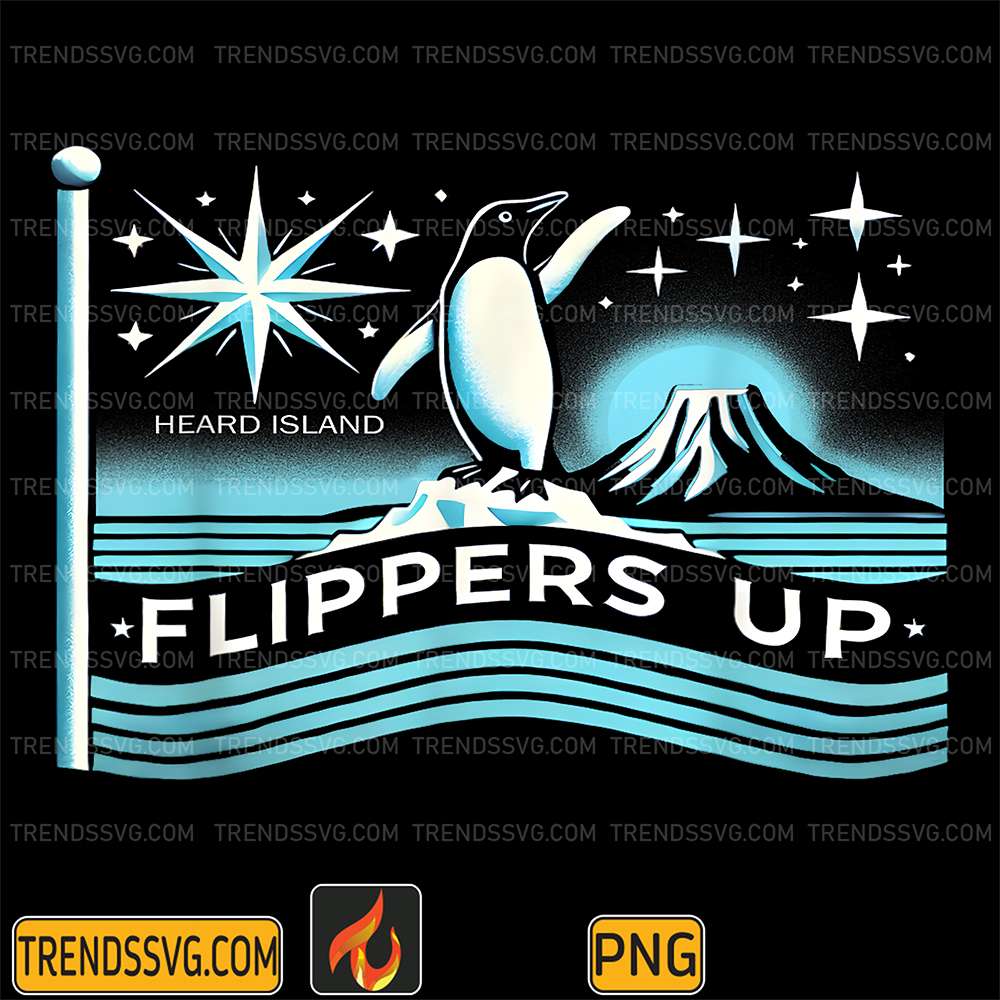 Heard-Island-Flippers-Up-Penguin-Png
