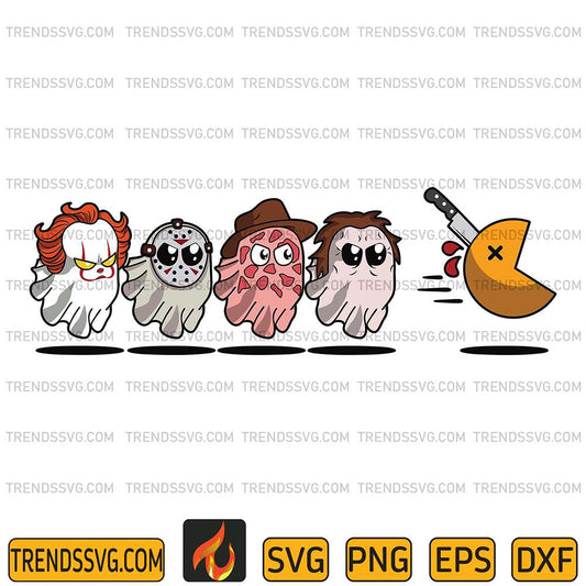 Horror-Character-Pacman-Halloween-Svg