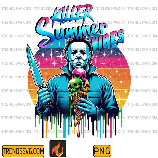 Horror-Michael-Myers-Killer-Summer-Vibes-Halloween-Png-1