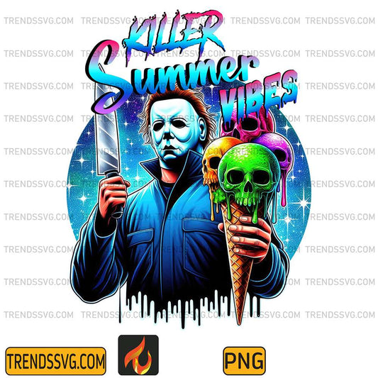 Horror-Michael-Myers-Killer-Summer-Vibes-Halloween-Png