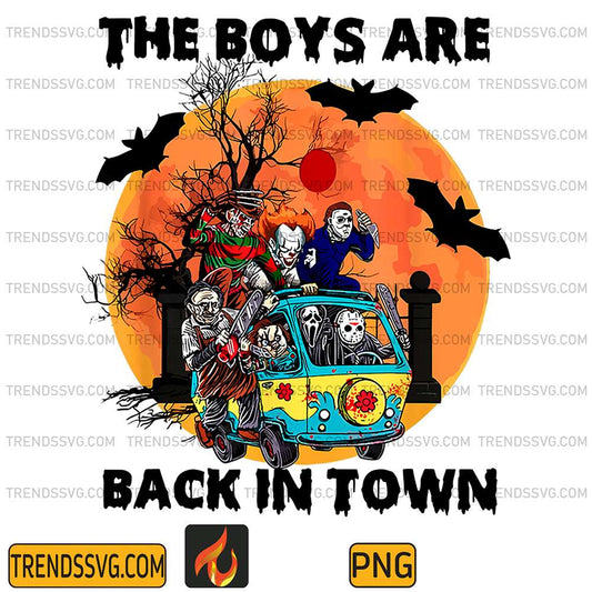 Horror-Movie-Characters-The-Boys-Are-Back-In-Town-Halloween-Png