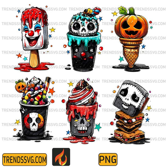 Horror-Movie-Summer-Halloween-Ice-Cream-Png
