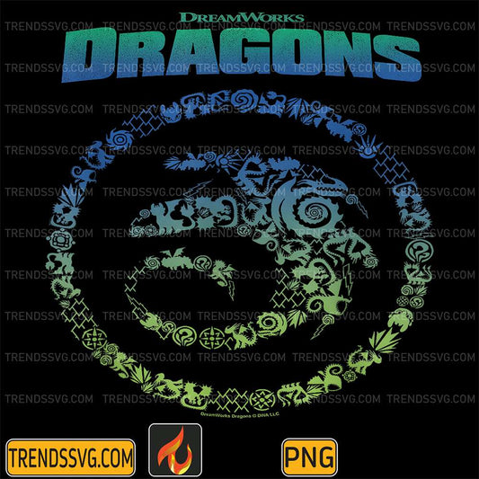 How-To-Train-Your-Dragon-Toothless-Vintage-Symbols-Png
