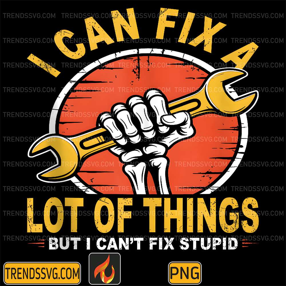 I-Can-Fix-A-Lot-Of-Things-But-I-Can-t-Fix-Stupid-Png