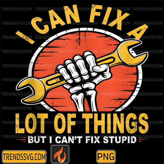 I-Can-Fix-A-Lot-Of-Things-But-I-Can-t-Fix-Stupid-Png