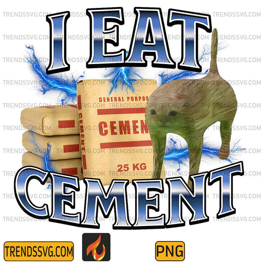 I-Eat-Cement-Cursed-Cat-Png