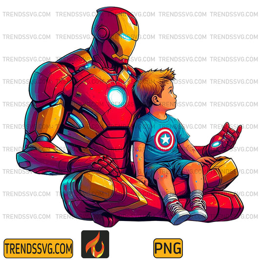 Iron-Man-Dad-And-Son-Png_1