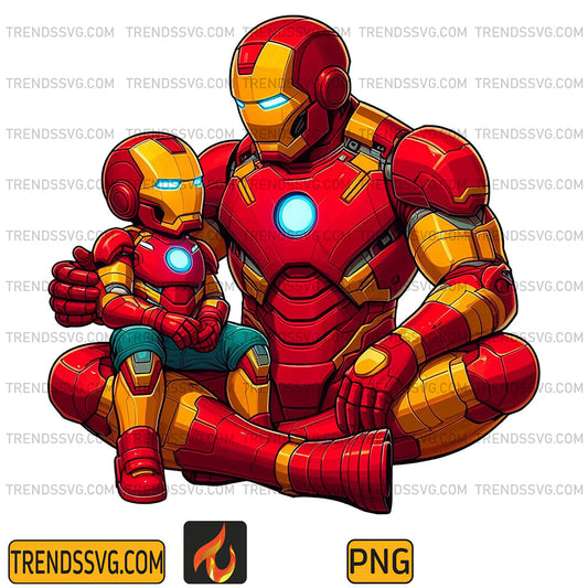 Iron-Man-Dad-And-Son-Png_2