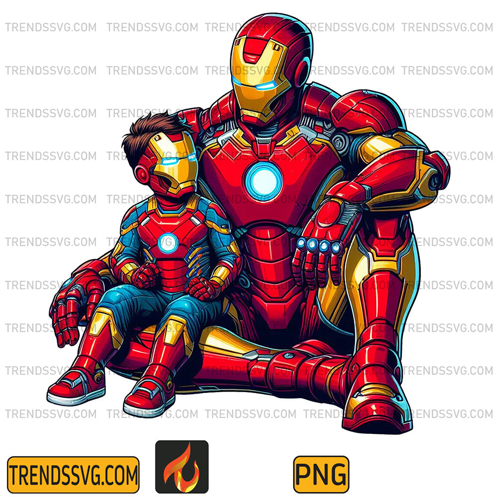Iron-Man-Dad-And-Son-Png_3