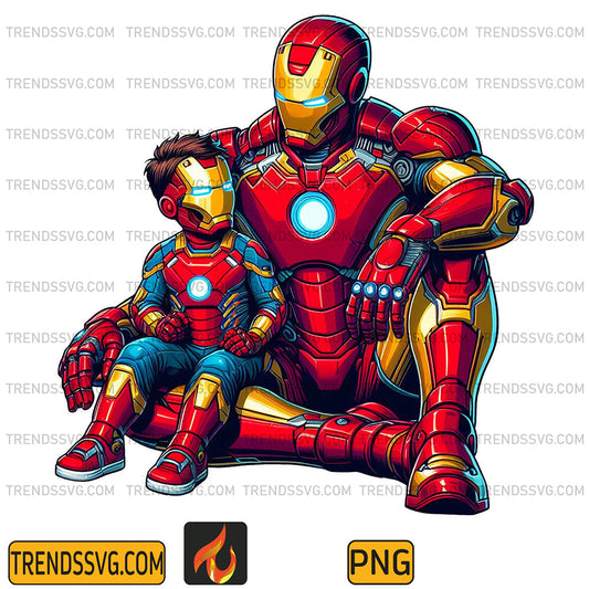 Iron-Man-Dad-And-Son-Png_3