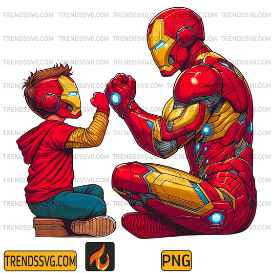 Iron-Man-Dad-And-Son-Png_6