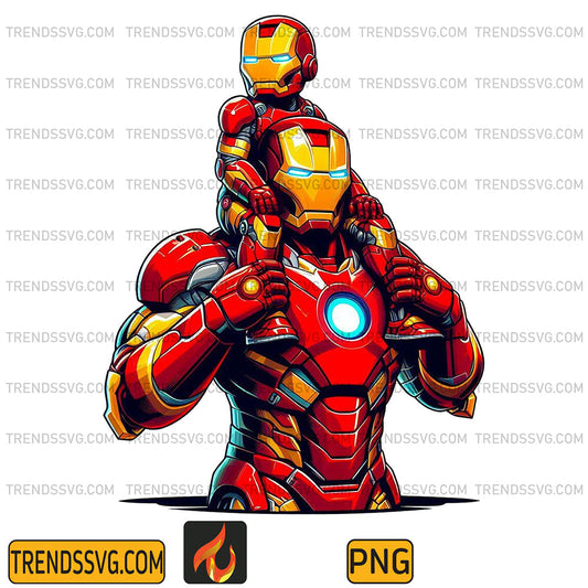 Iron-Man-Dad-And-Son-Png_7