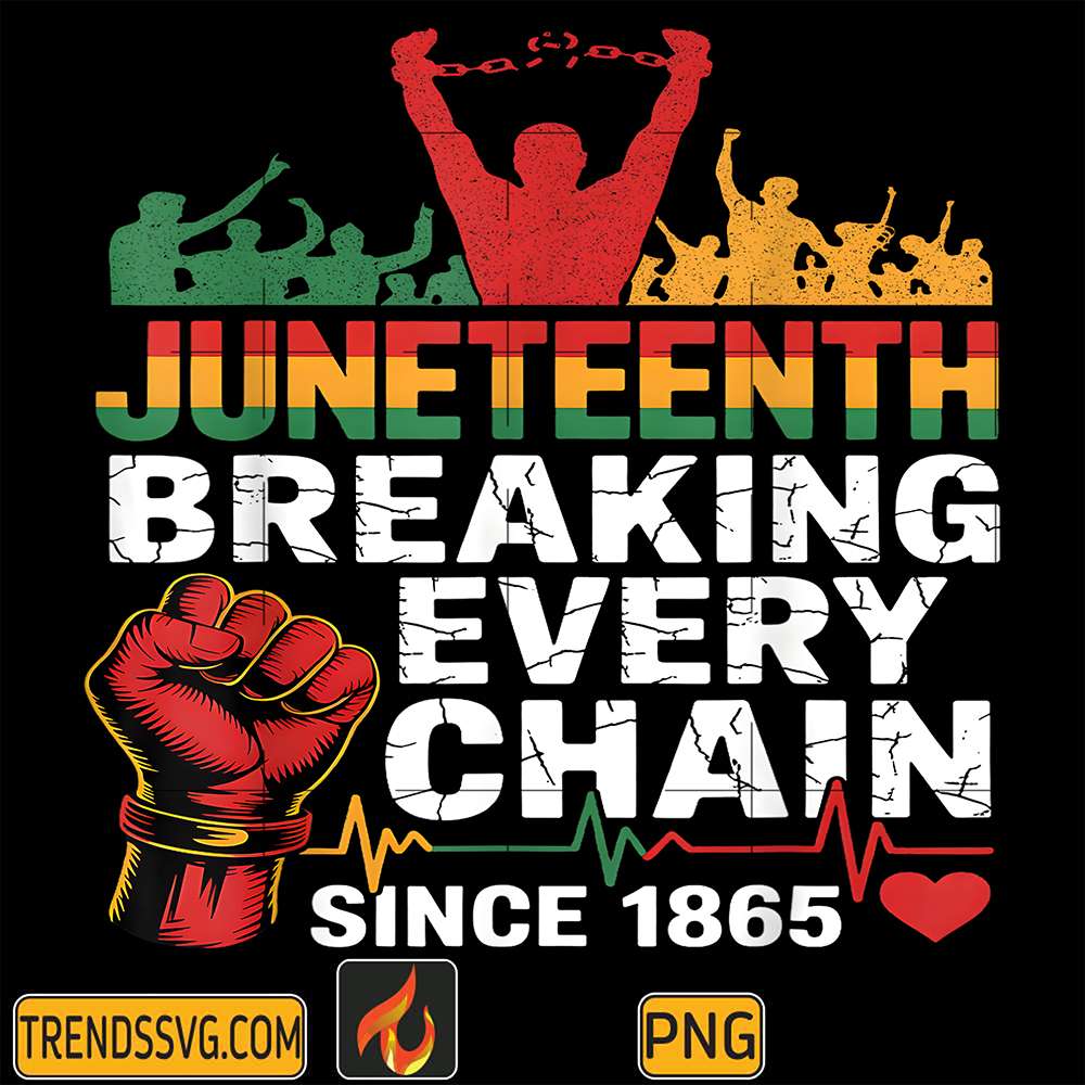 Juneteenth-Breaking-Every-Chain-Since-1865-Png