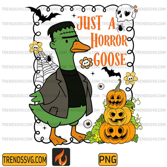 Just-A-Horror-Goose-Frankenstein-Goose-Halloween-Frame-Png