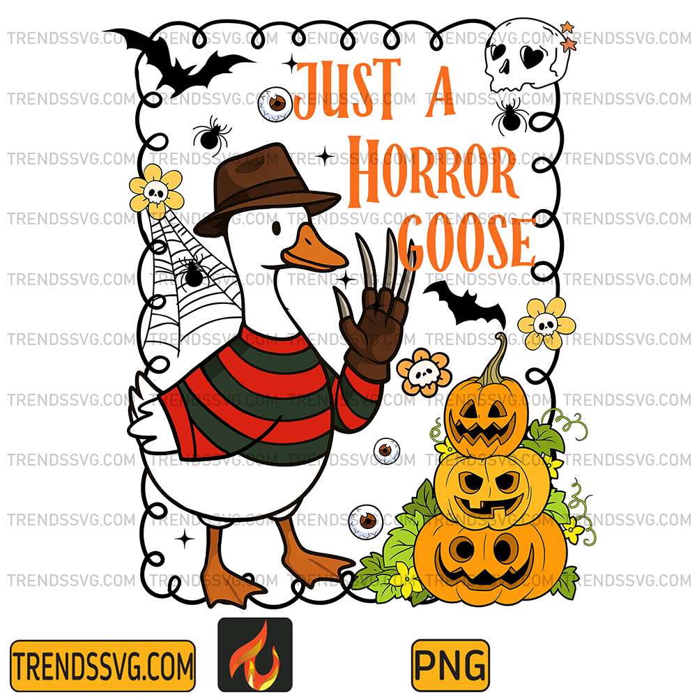 Just-A-Horror-Goose-Freddy-Kruege-Goose-Halloween-Frame-Png