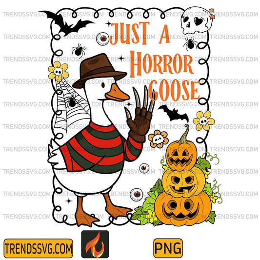 Just-A-Horror-Goose-Freddy-Kruege-Goose-Halloween-Frame-Png