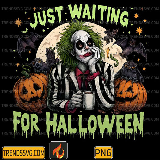 Just-Waiting-For-Halloween-Beetlejuice-Png