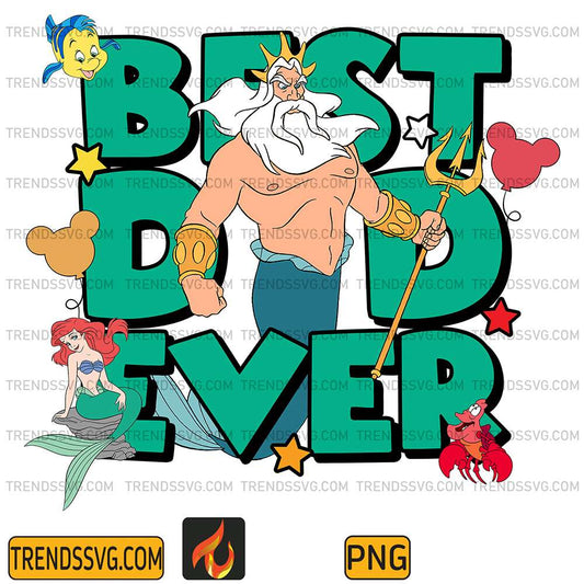 King-Triton-Best-Dad-Ever-Png1