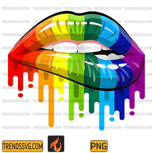 LGBT-Rainbow-Lip-Gay-Pride-Funny-Sexy-Cool-Lesbian-Pride-Png