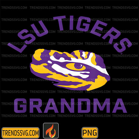 LSU-Tigers-Arched-Grandma-Png