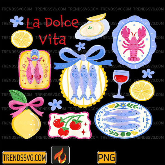 La-Dolce-Vita-Summer-Sardine-Amalfi-CoastItaly-Italian-Png