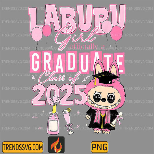 Labubu-Girl-Officially-A-Graduate-Class-Of-2025-Png