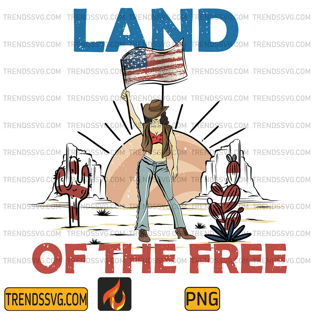 Land-Of-The-Free-4th-Of-July-Png