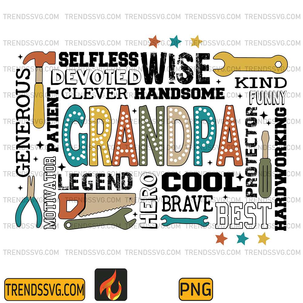Legend-Cool-Best-Wise-Selfless-Handsome-Grandpa-Png