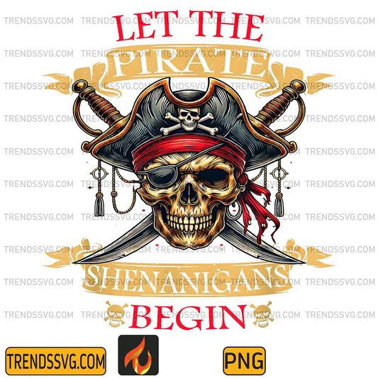Let-The-Pirate-Shenanigans-Begin-Halloween-Skull-Png
