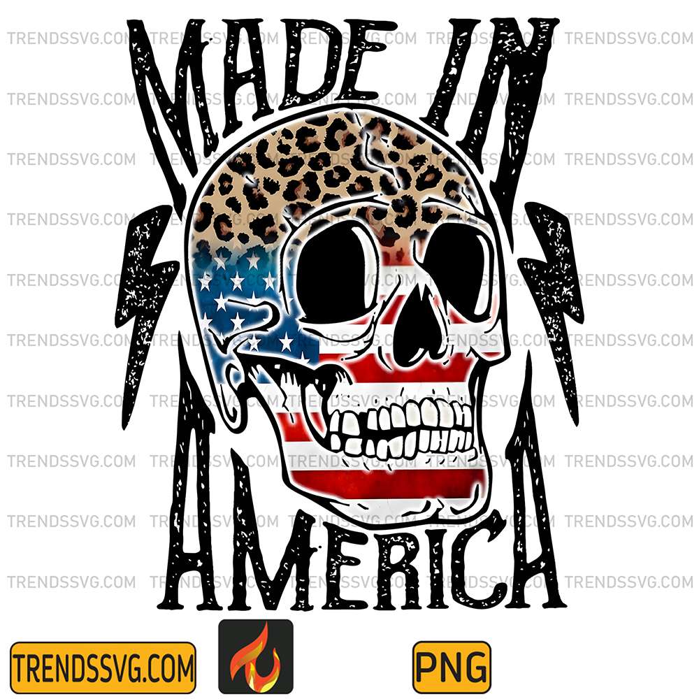 Made-In-America-Skull-4th-Of-July-Png