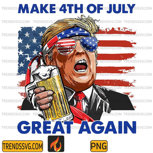 Make-4th-Of-July-Great-Again-Trump-Beer-Png