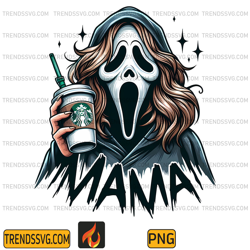 MamaCoffeeStarbucksHorrorGhostfacePng_1