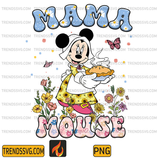 MamaMouseSunflowerPng