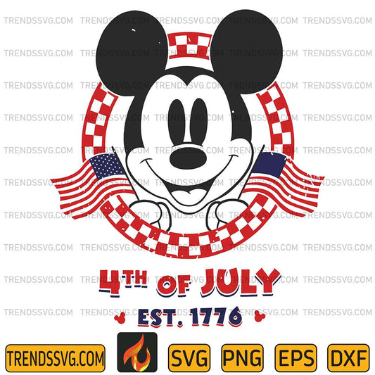 Mickey-4th-Of-July-Est-1776-Svg