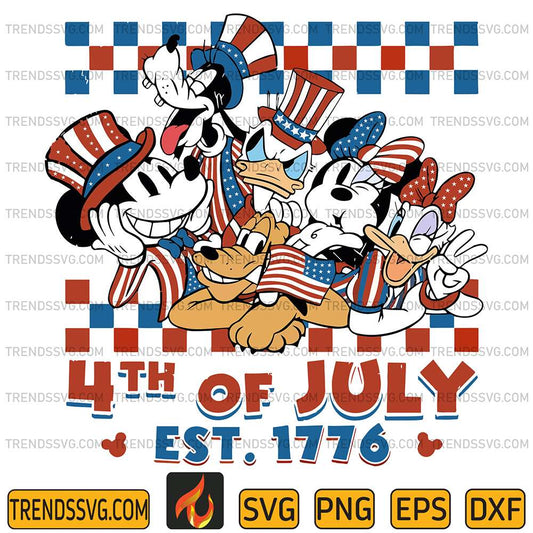 Mickey-And-Friends-4th-Of-July-Est-1776-Svg-1
