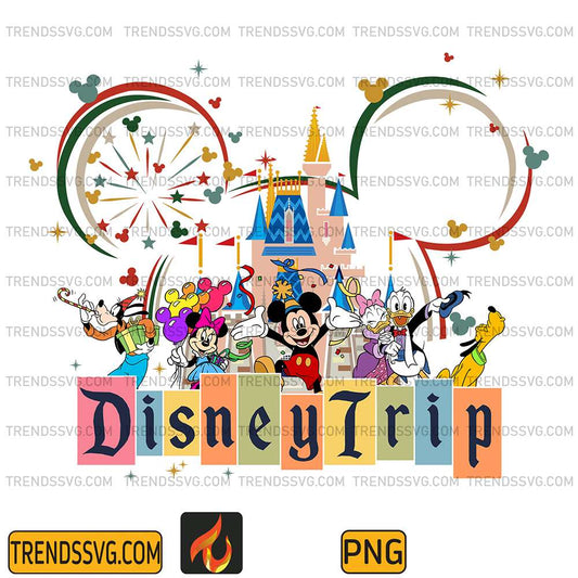 Mickey-And-Friends-Disney-Trip-2025-Png