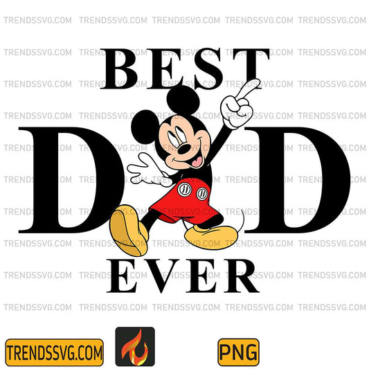 Mickey-Best-Dad-Ever-Png